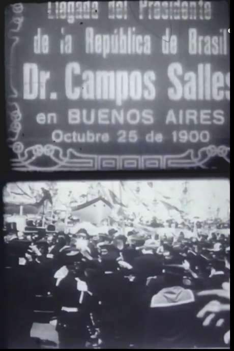 Llegada del Presidente de la República de Brasil Dr. Campos Salles en Buenos Aires
